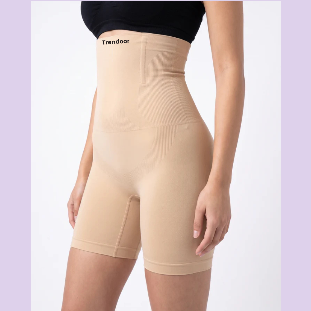 Seamless High Waist Shapewear Shorts with Tummy Control