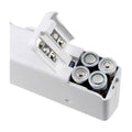 Portable handheld mini sewing machine, cordless and compact