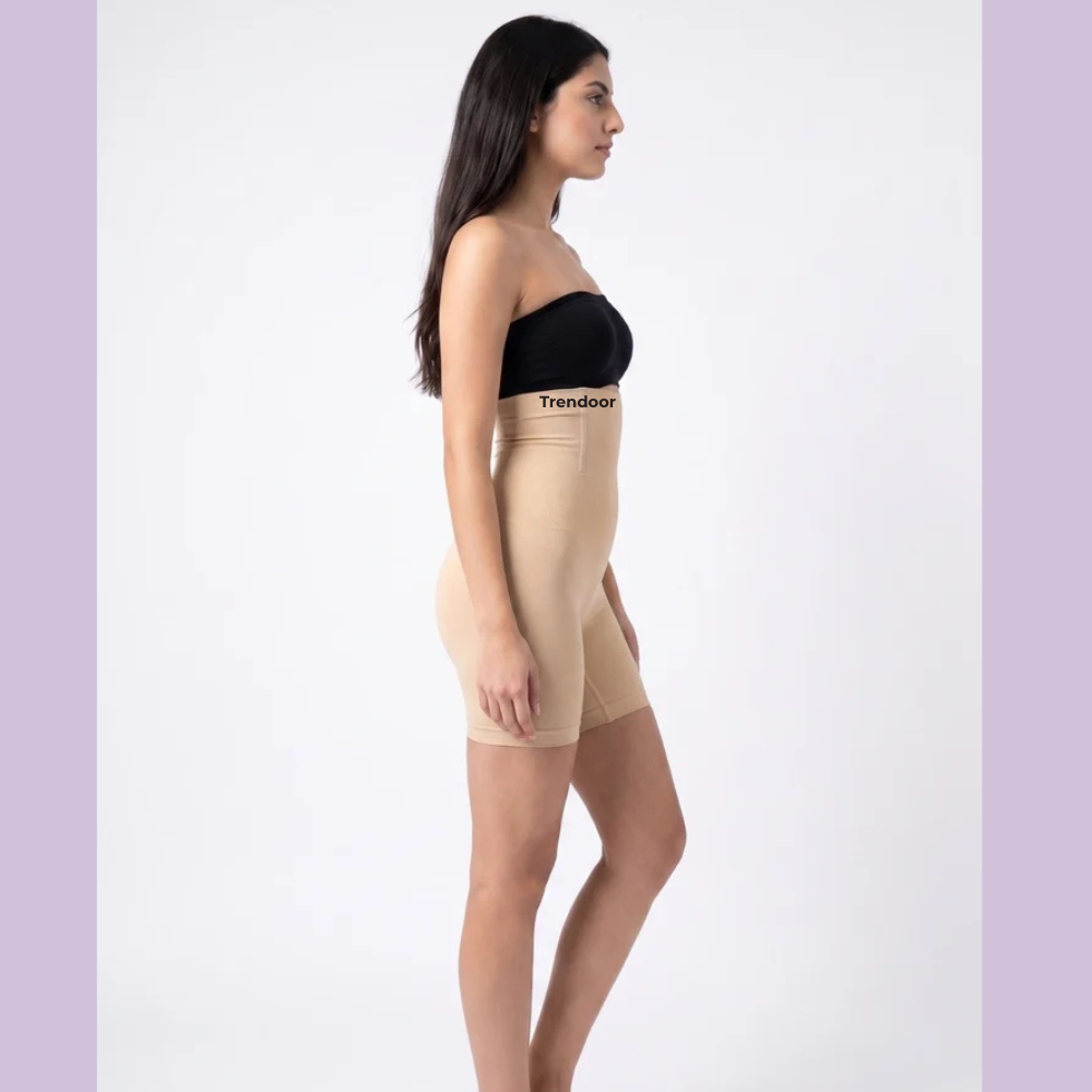 Seamless High Waist Shapewear Shorts with Tummy Control