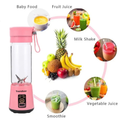 Portable Rechargeable USB Blender Bottle, Mini Electric Smoothie Maker