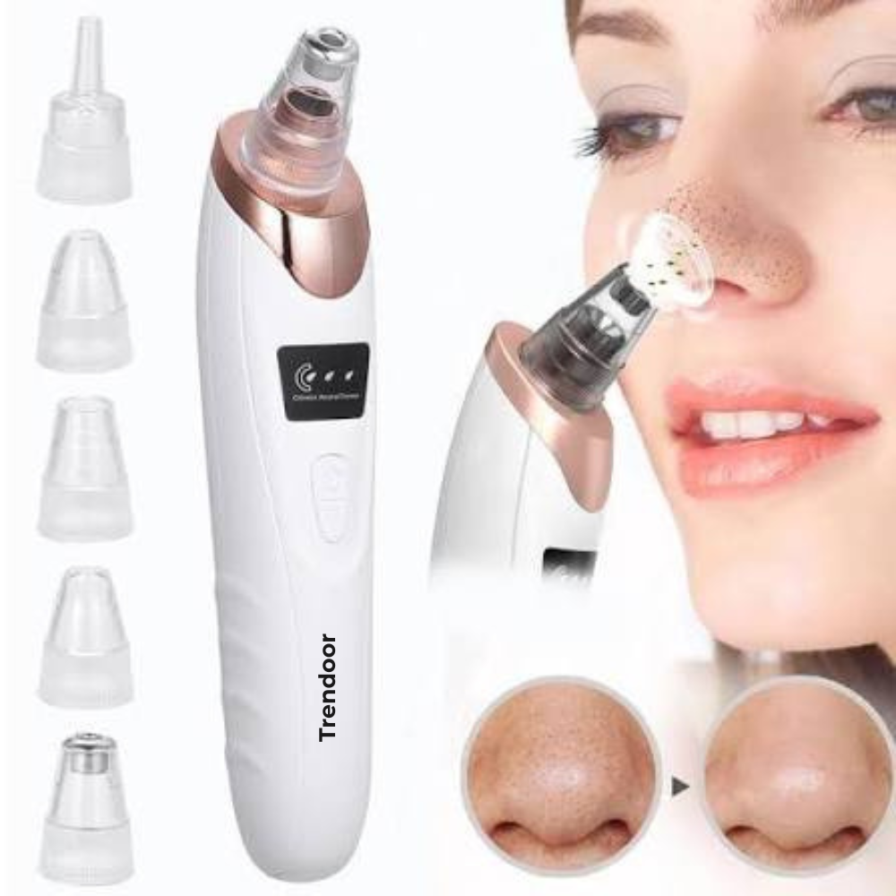 5-in-1 Rechargeable Pore Vacuum Cleaner with 5 Heads