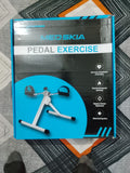 Folding mini pedal exerciser for under-desk cycling