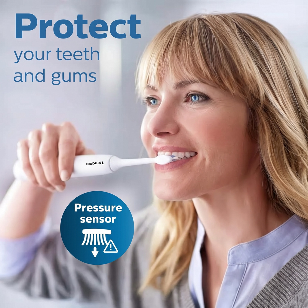 X-3 Sonic Electric Toothbrush with Extra Brush Heads