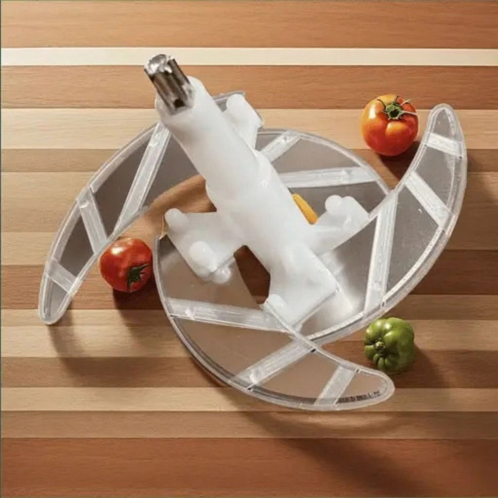 2 Litre Manual Push Food Chopper with Stainless Steel Bowl