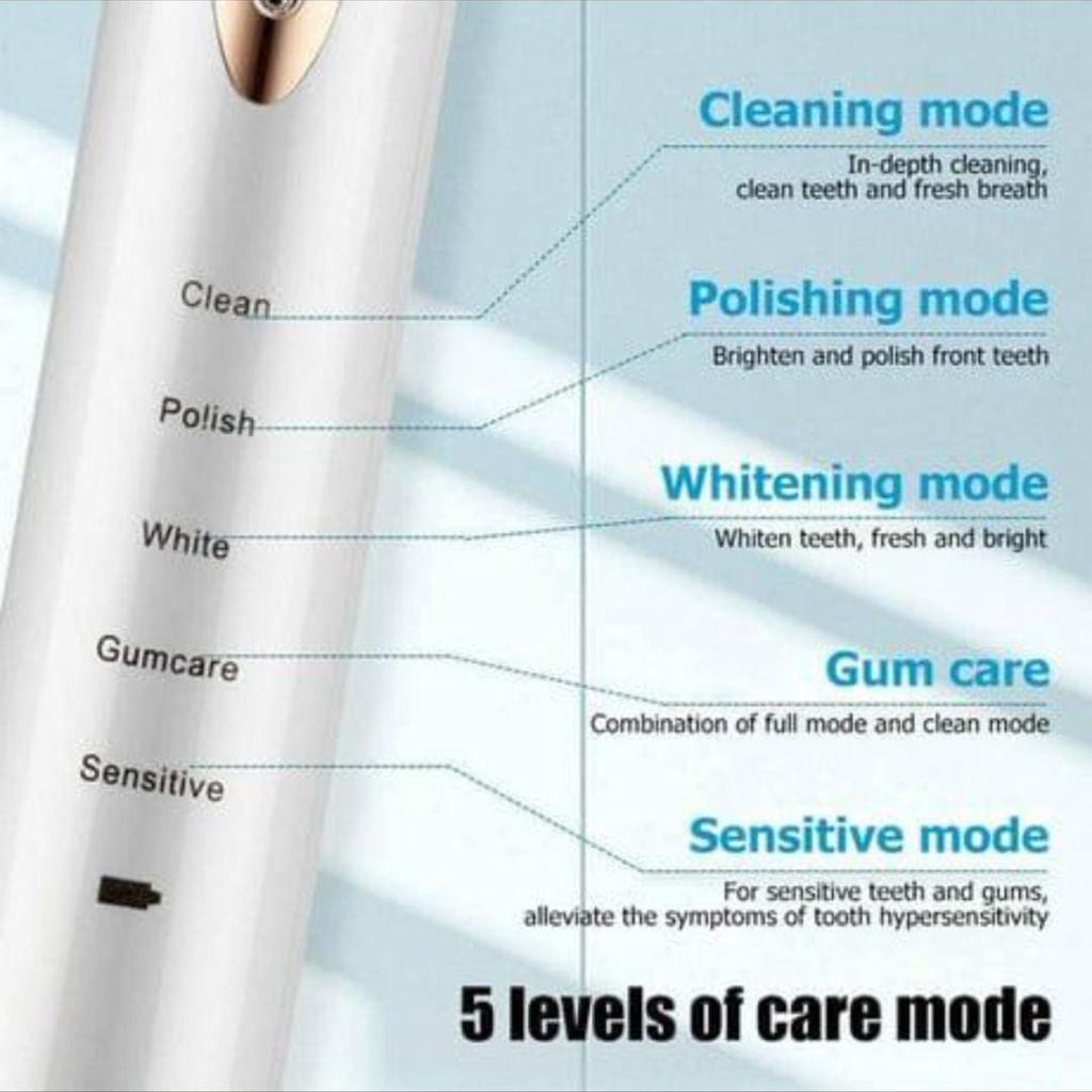 X-3 Sonic Electric Toothbrush with Extra Brush Heads