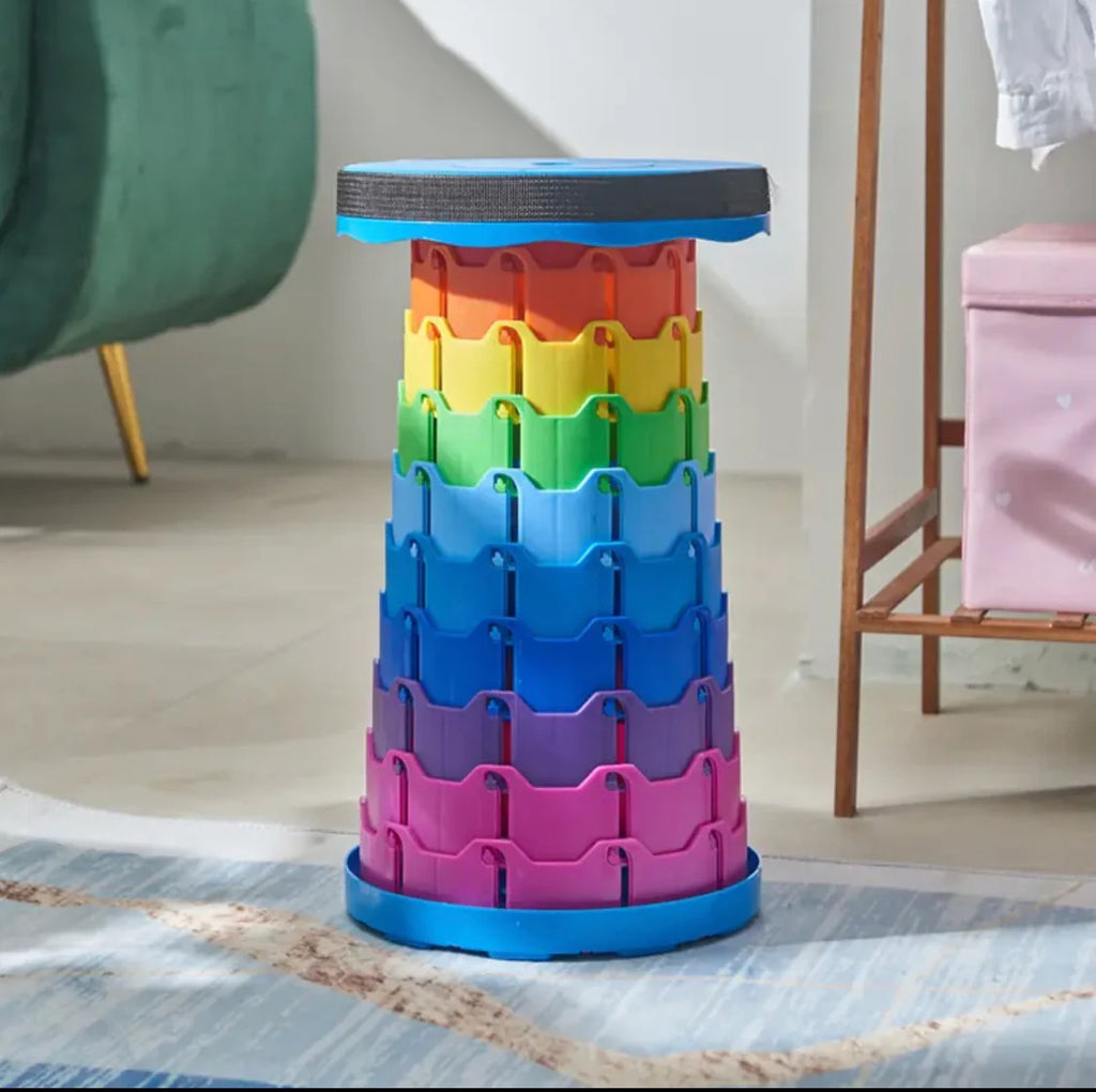 Portable stool for gardening and fishing