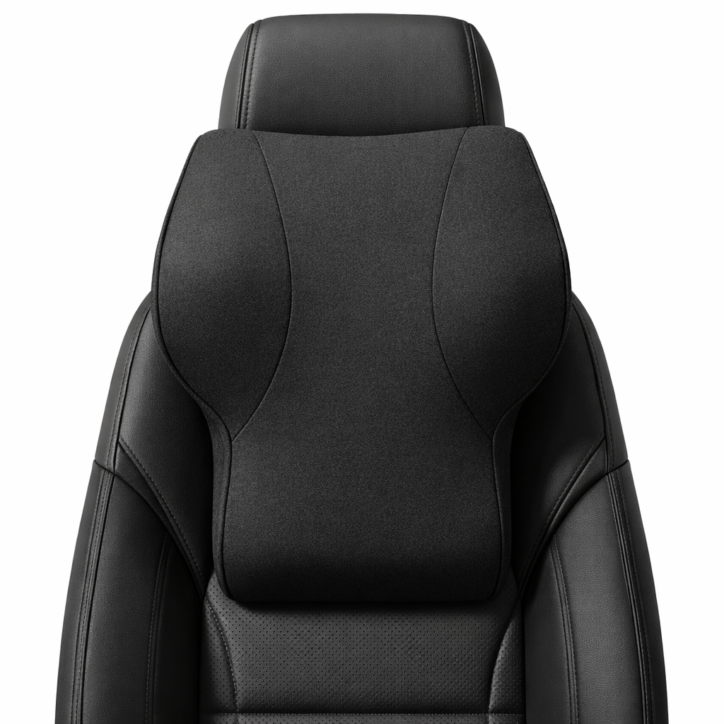 Ergonomic car neck cushion contour