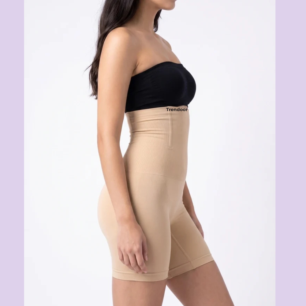 Seamless High Waist Shapewear Shorts with Tummy Control