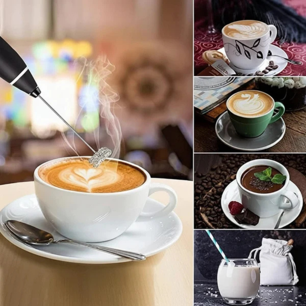 Rechargeable 3-Speed Coffee Frother and Egg Beater