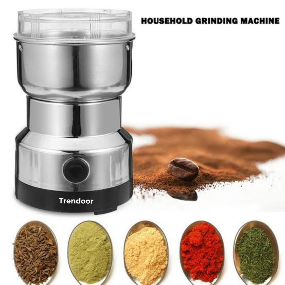 Multi Purpose Electric Coffee and Spice Grinder with Stainless Steel Body