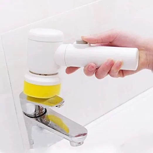 Rechargeable handheld cleaning brush