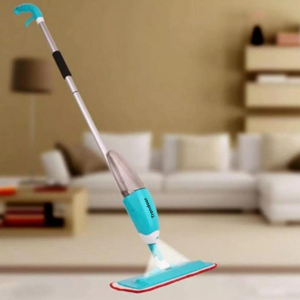 Spray Mop with Refillable Bottle, Microfiber Pad and 360° Swivel Head