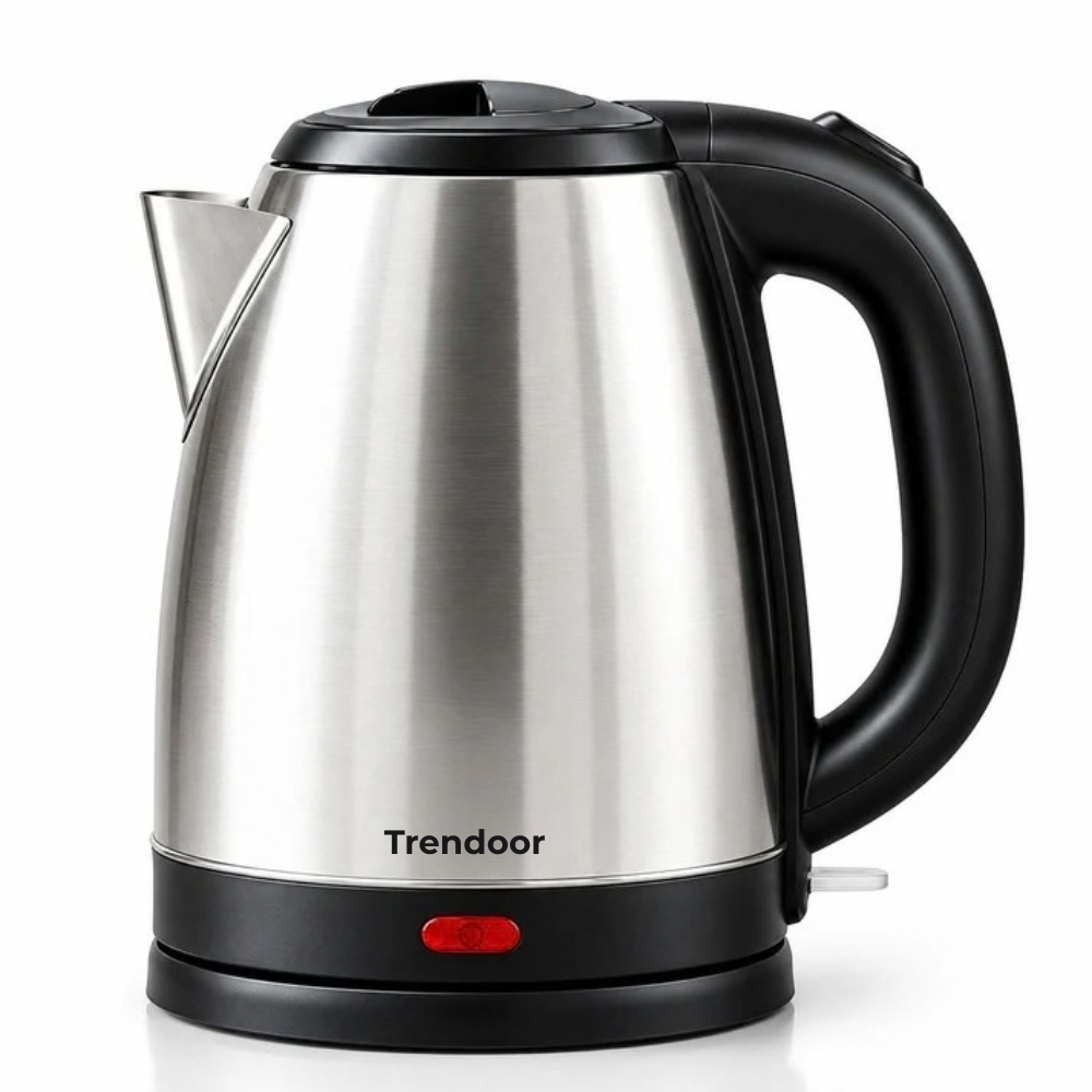 Stainless Steel Electric Kettle 2.0 Litre, 1500W Cordless (Silver)