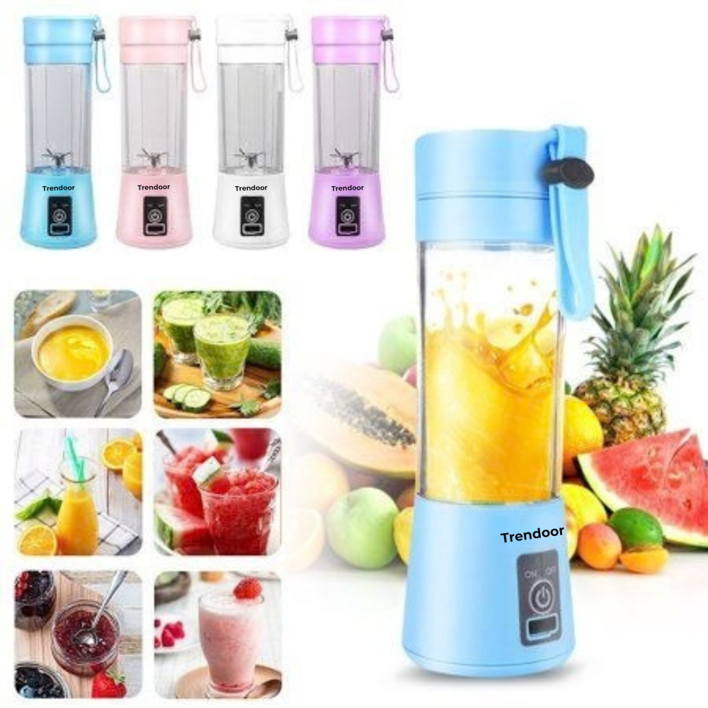 Portable Rechargeable USB Blender Bottle, Mini Electric Smoothie Maker