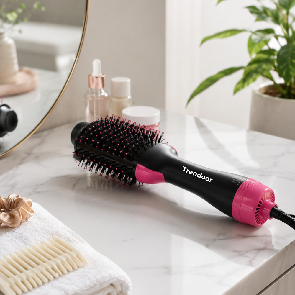 One Step Hair Dryer and Volumizer Brush with Ionic Technology