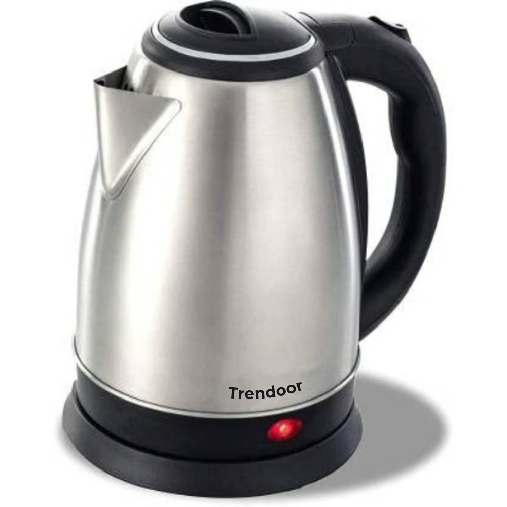 Stainless Steel Electric Kettle 2.0 Litre, 1500W Cordless (Silver)