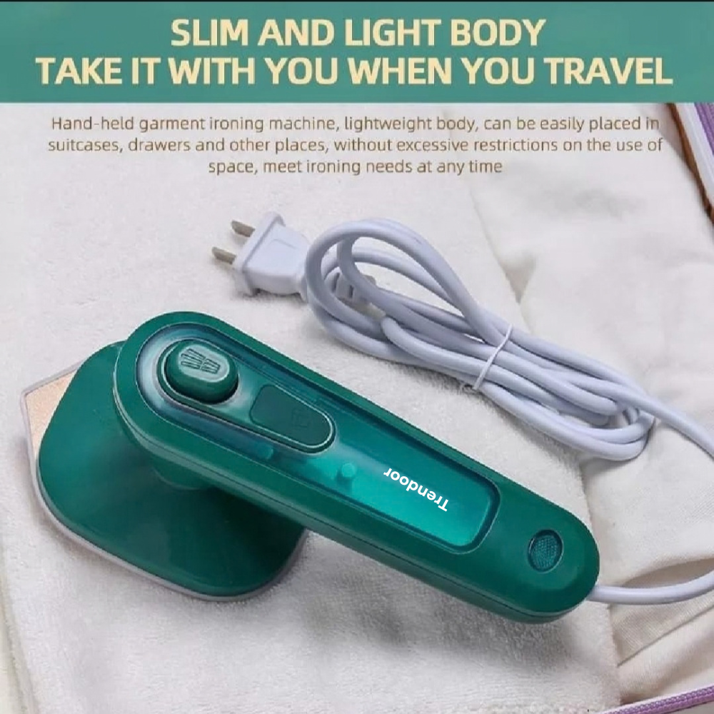 Handheld Garment Steamer with Detachable Water Tank, Portable Mini Steam Iron