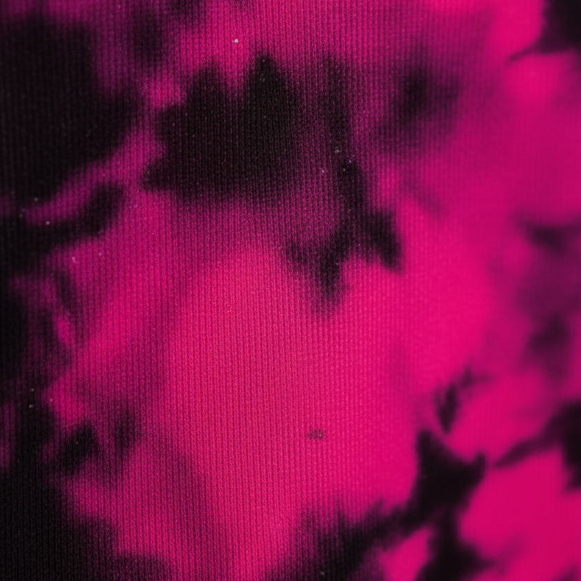 Tie-dye mesh nighty fabric