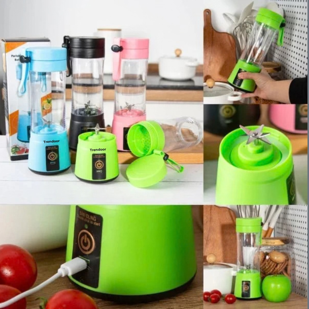 Portable Rechargeable USB Blender Bottle, Mini Electric Smoothie Maker