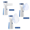 Portable mesh nebulizer, rechargeable and quiet