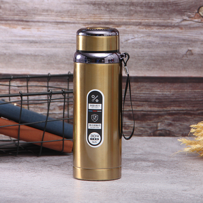 Stainless steel thermos interior