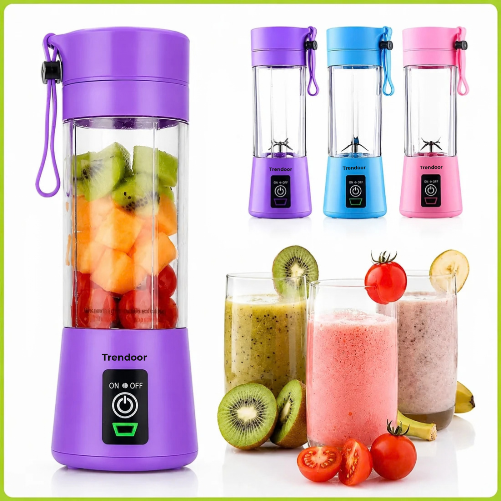Portable Rechargeable USB Blender Bottle, Mini Electric Smoothie Maker