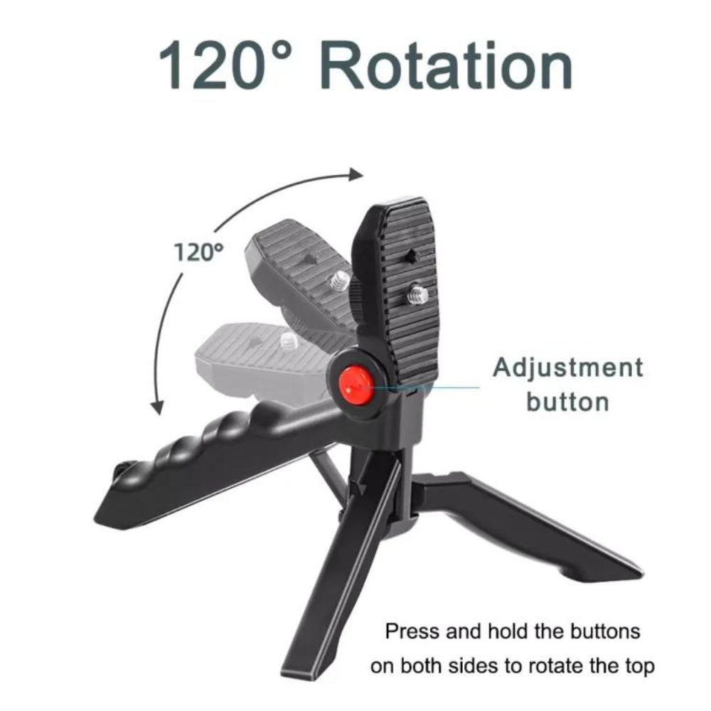 Vlogging Kit with Tripod, LED Light, Mic and Bluetooth Remote