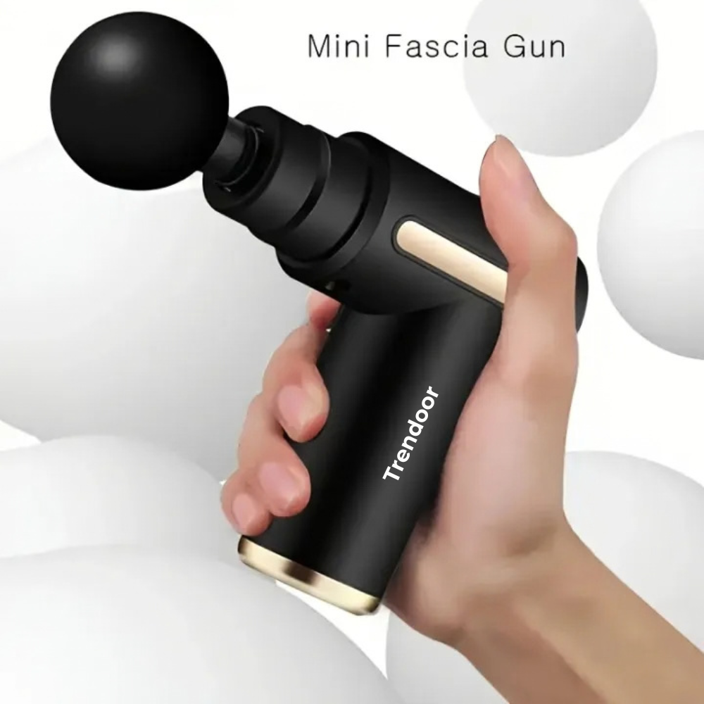 Handheld Deep Tissue Massage Gun with 4 Interchangeable Heads