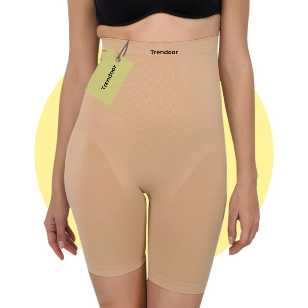 Seamless High Waist Shapewear Shorts with Tummy Control