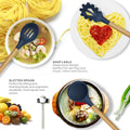 12 Pcs Silicone Kitchen Utensil Set with Wooden Handles