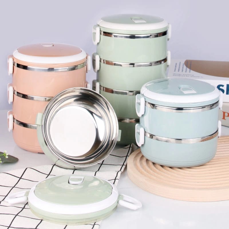 Leakproof lunch container compartments