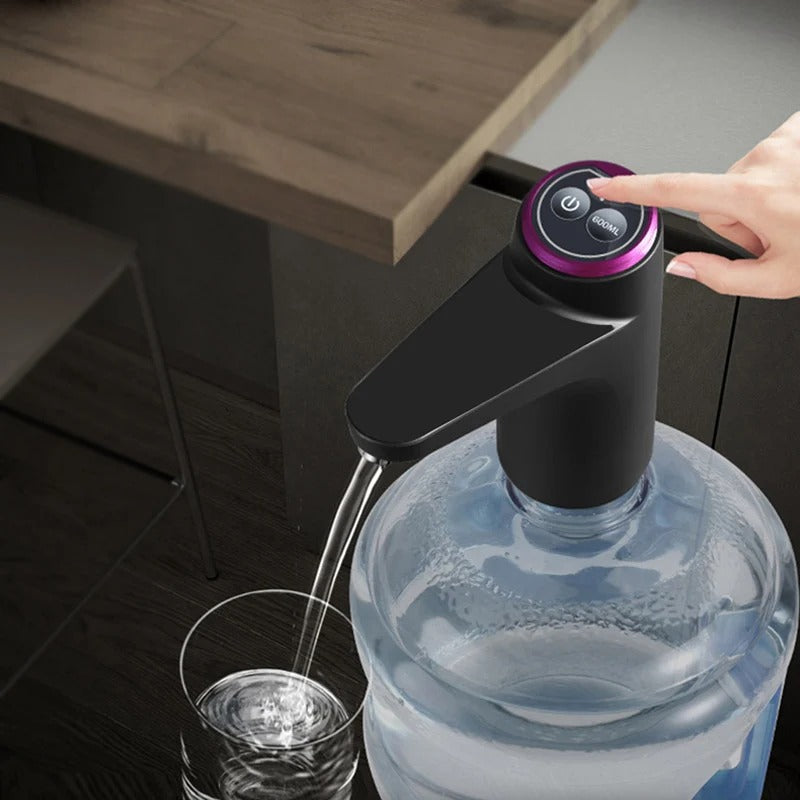 Water pump on bottle