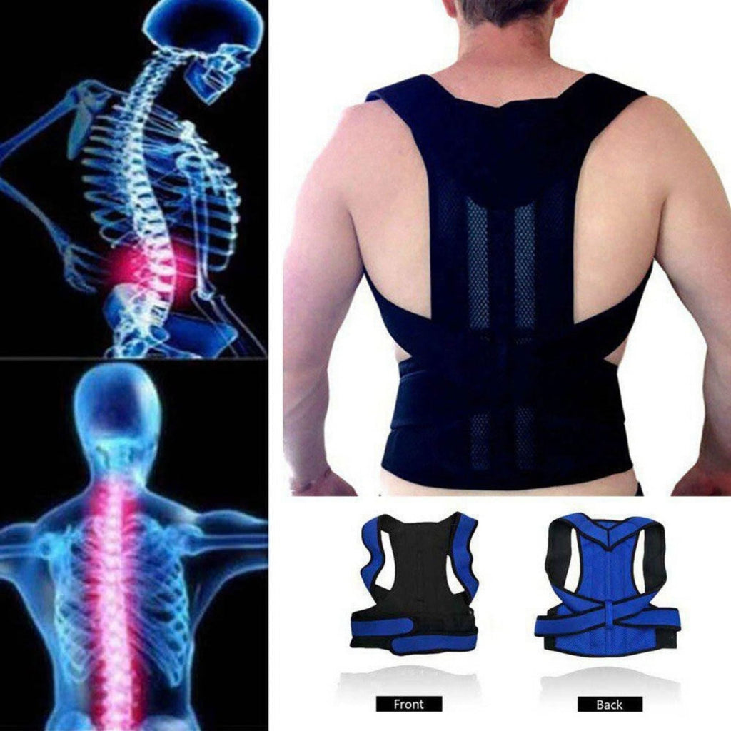 Adjustable Back Posture Corrector Brace for Men and Women, Breathable