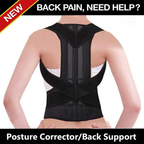 Adjustable Back Posture Corrector Brace for Men and Women, Breathable