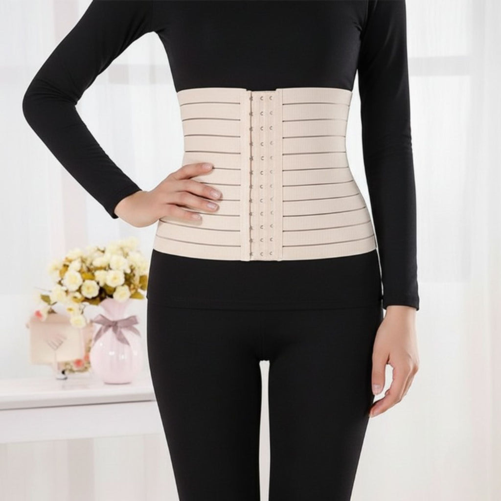 Belly Shaper Waist Trimmer Belt with Hook Closure for Women and Men