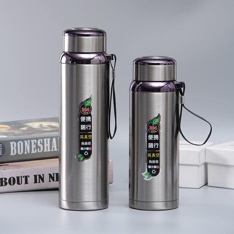 Vacuum flask for travel gym and office