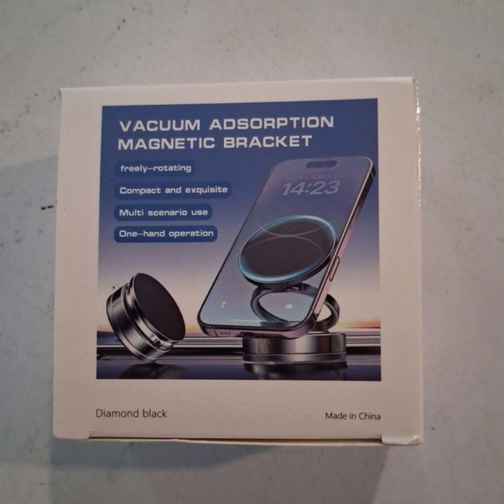 Magnetic Vacuum Suction Car Phone Holder with 360° Rotation
