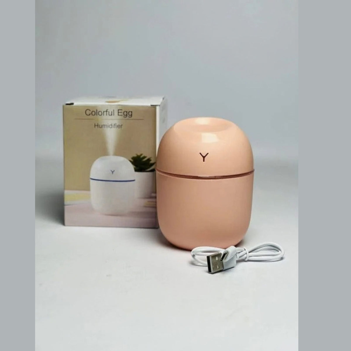 Mini Cute Air Humidifier with LED Light, 220ml, USB Powered