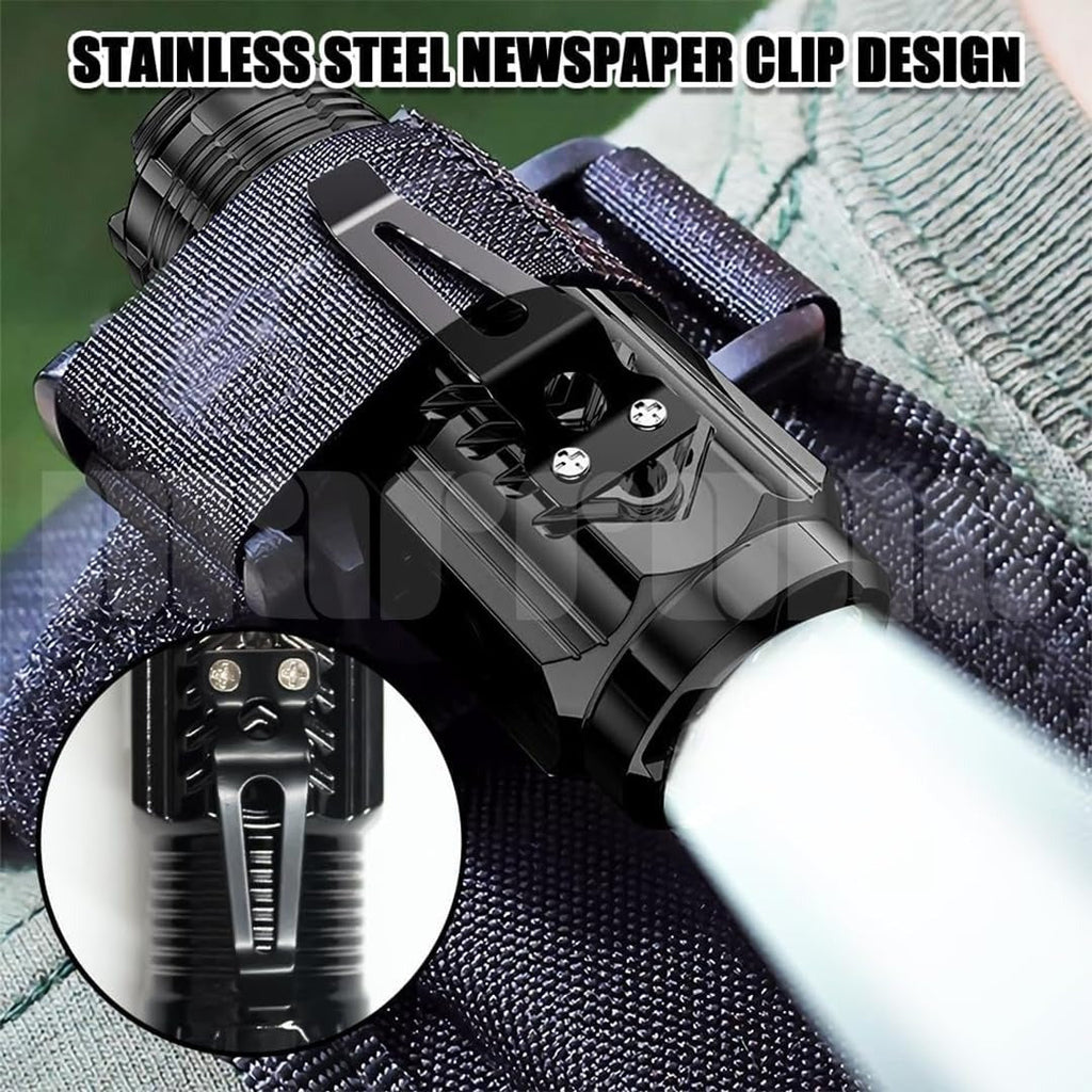Mini 3 LED Flashlight Torch with Pocket Clip
