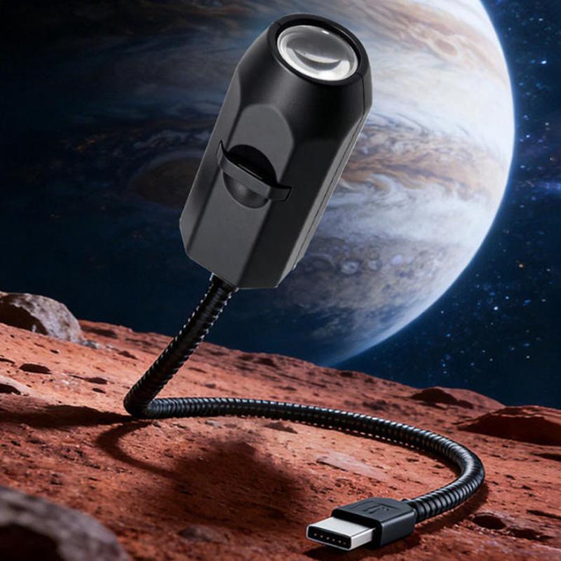 USB Moon and Earth Projector Night Light with 3 Lenses