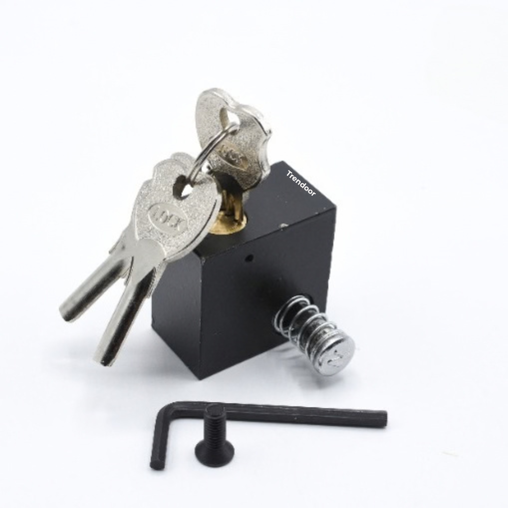 Heavy-Duty Motorcycle Side Lock with 3 Keys, No Welding Needed