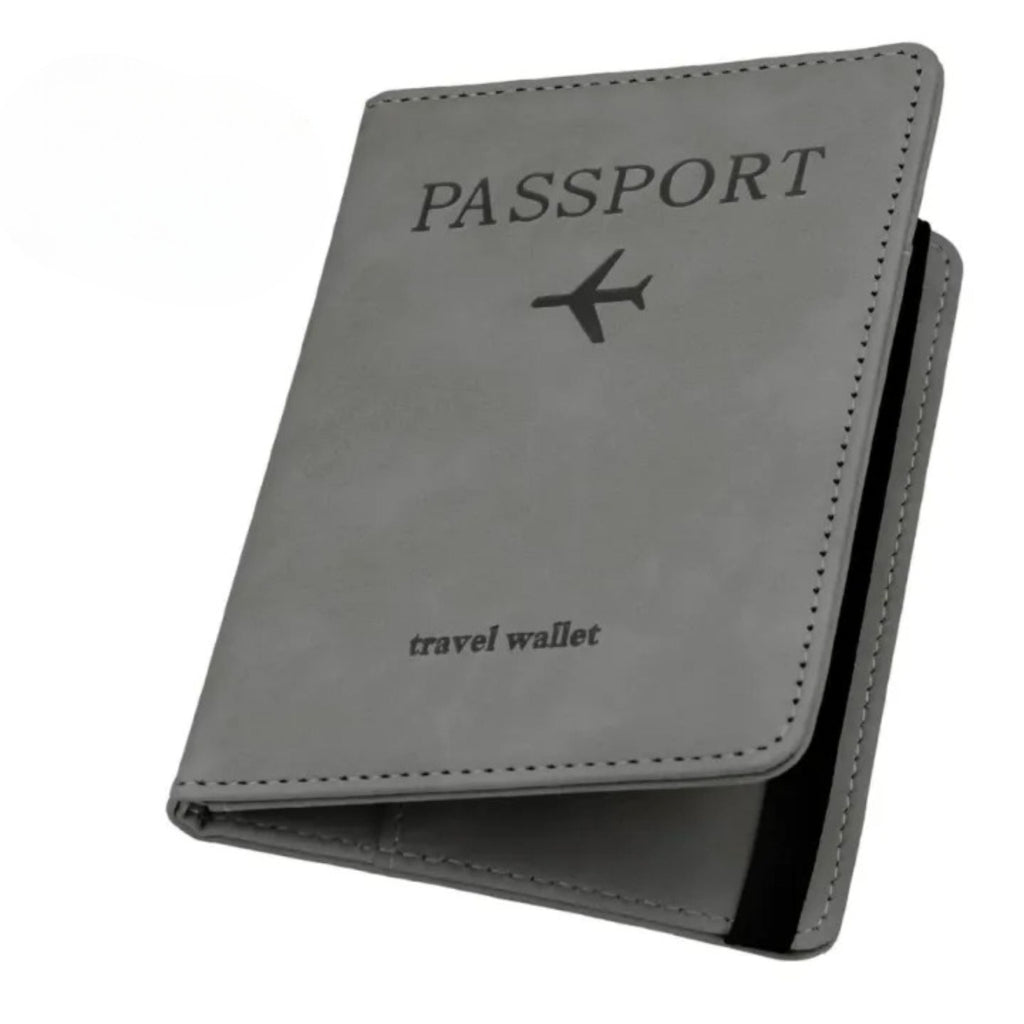 Passport Travel Wallet Organizer with Card, SIM and Boarding Pass Slots