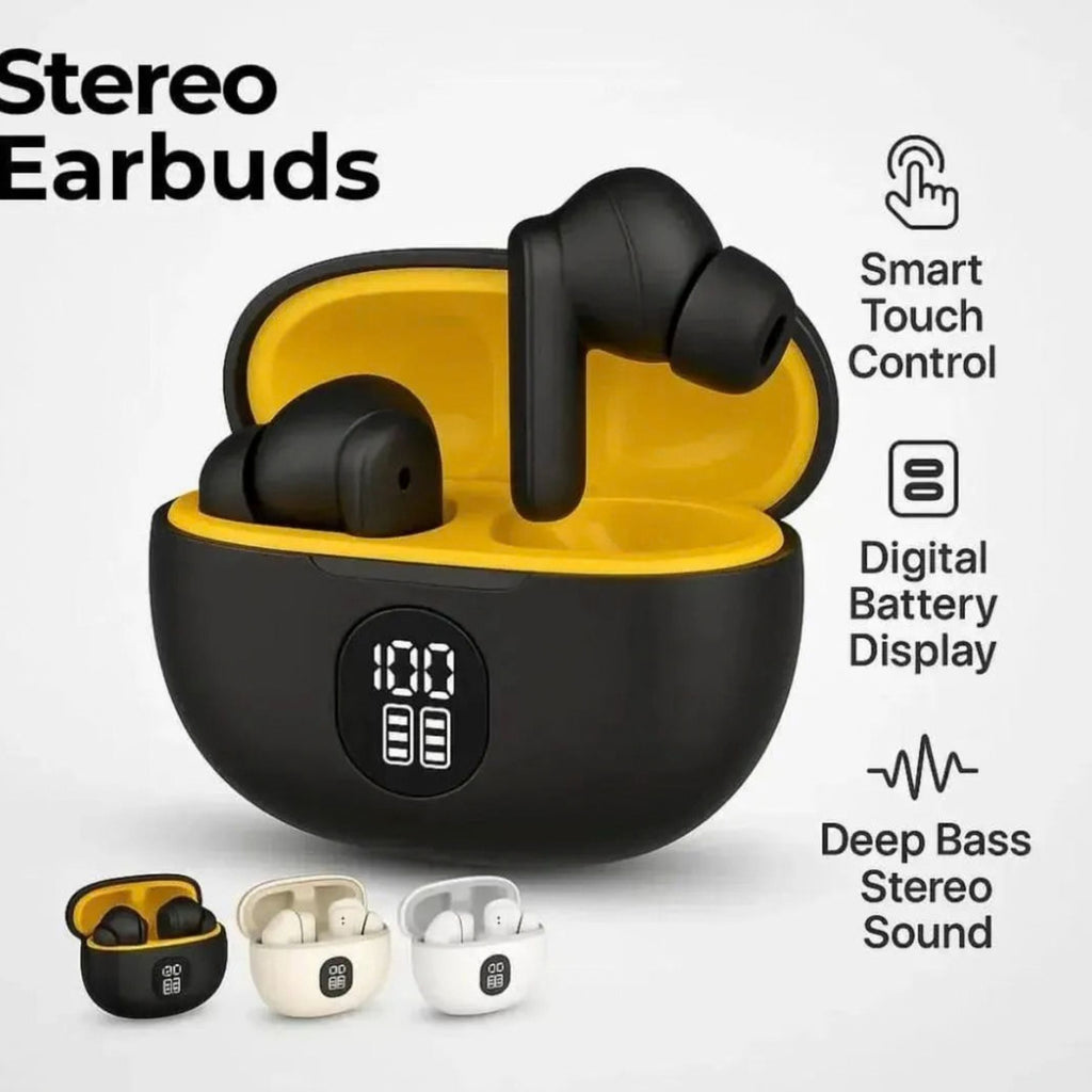 Pro 3rd Gen Wireless Earbuds with Digital Battery Display Case