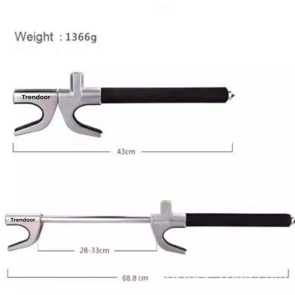 Twin Hook Steering Wheel Lock for Cars, Trucks and Vans
