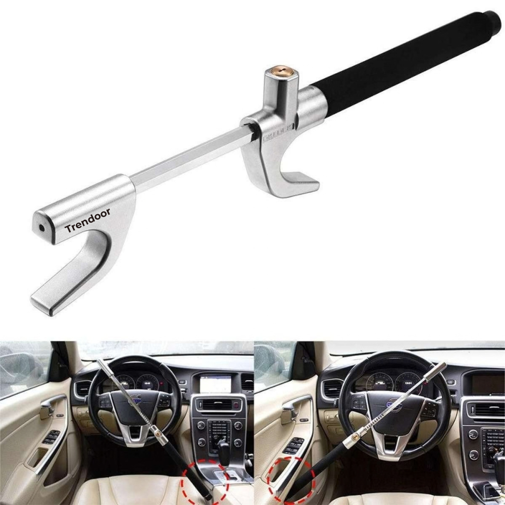 Twin Hook Steering Wheel Lock for Cars, Trucks and Vans