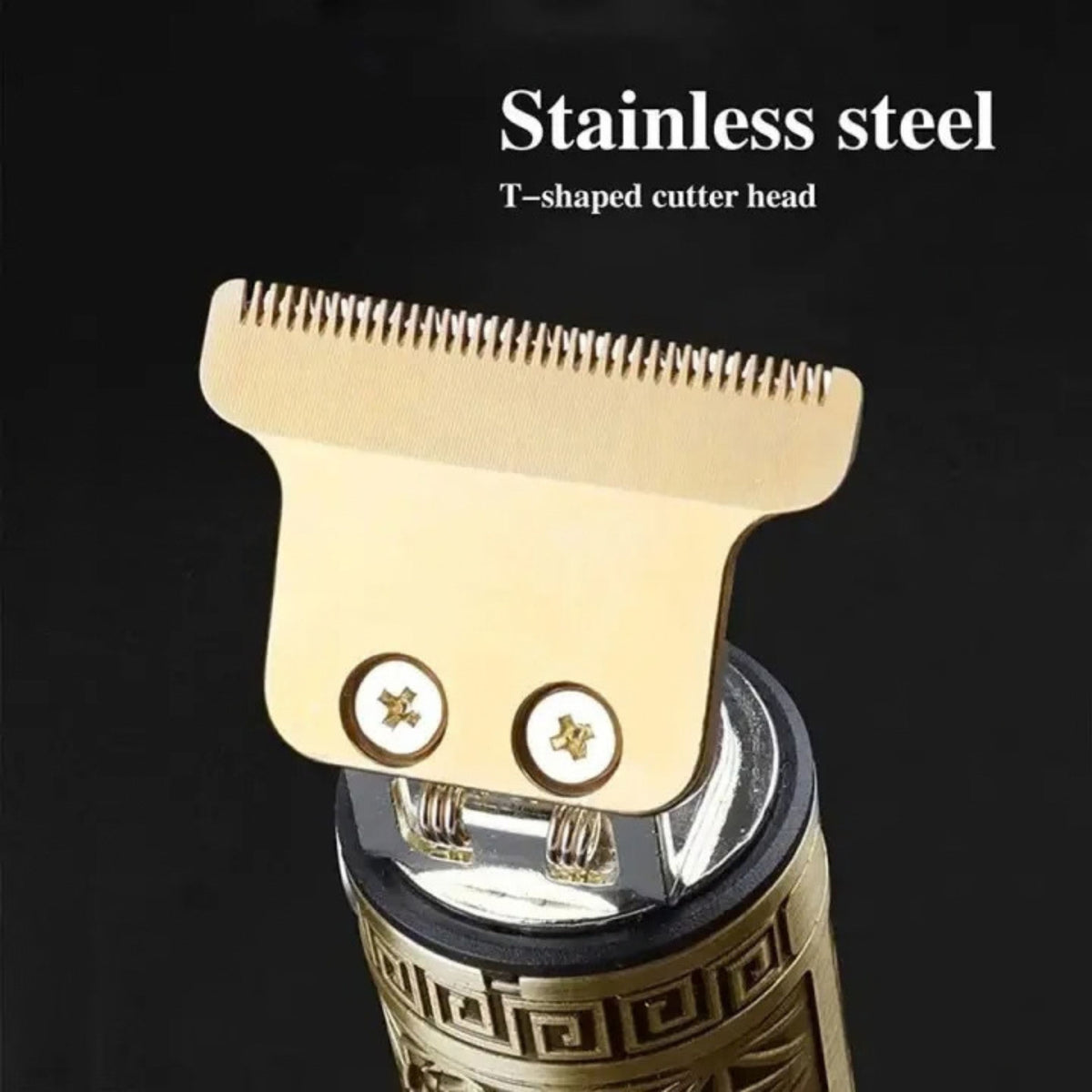 Metal Body T9 Hair and Beard Trimmer, USB Rechargeable Clipper