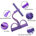 Tummy Trimmer Pull Rope Resistance Band for Abs and Home Workout