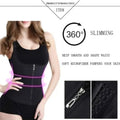 Adjustable Hook and Zip Waist Trainer Vest with Shoulder Straps