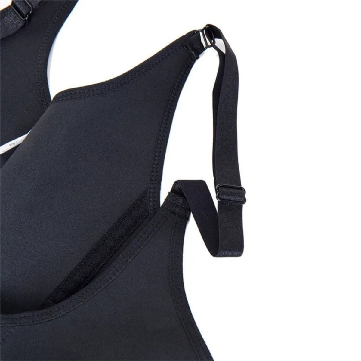 Adjustable Hook and Zip Waist Trainer Vest with Shoulder Straps