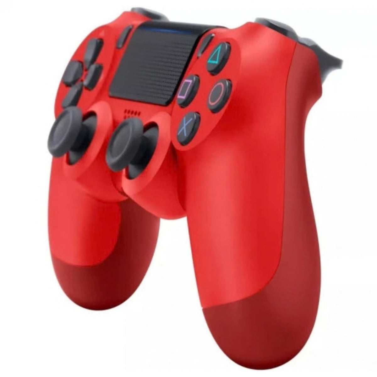 Wireless Gaming Controller with Touch Panel and Dual Vibration, Red